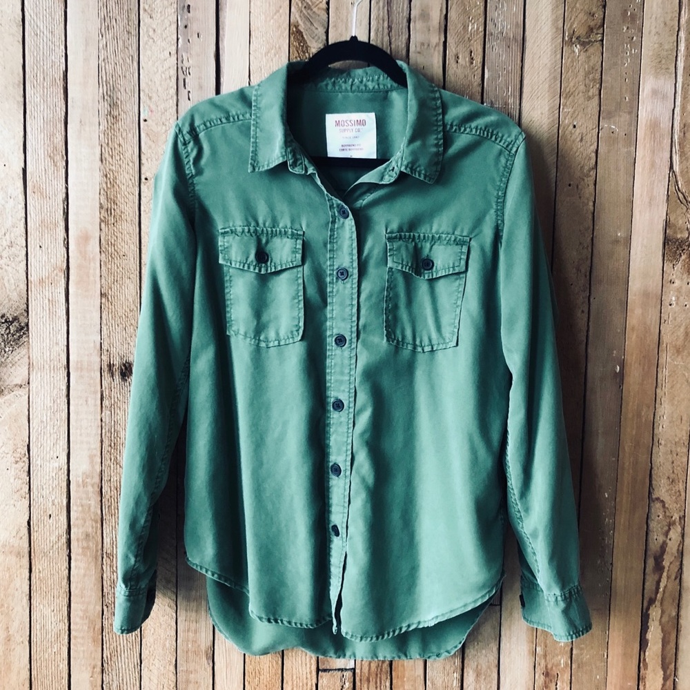 Green army / utility top by Mossimo
